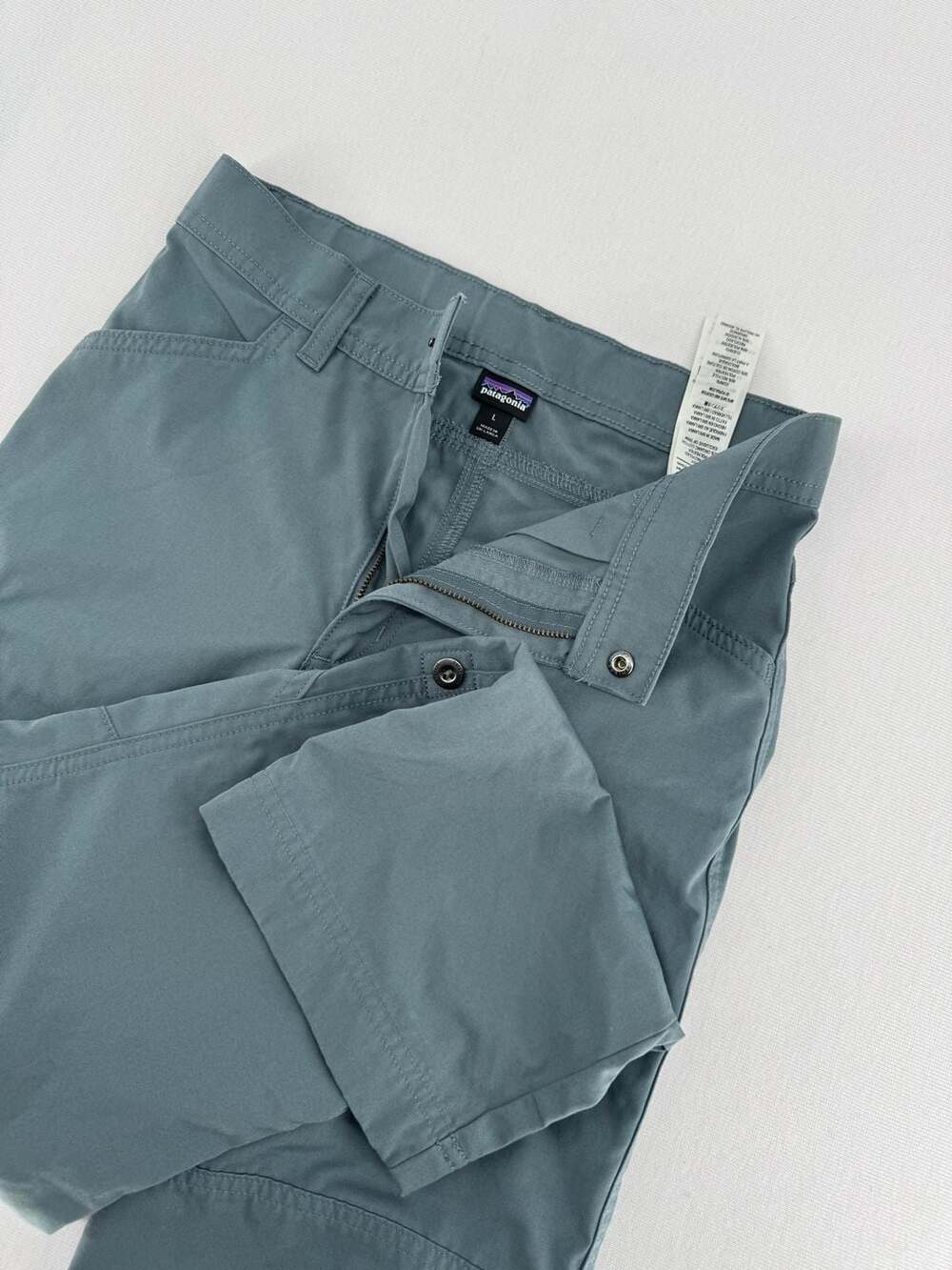 Patagonia Kids Nomader Pants Size L Blue Cargo Hiking